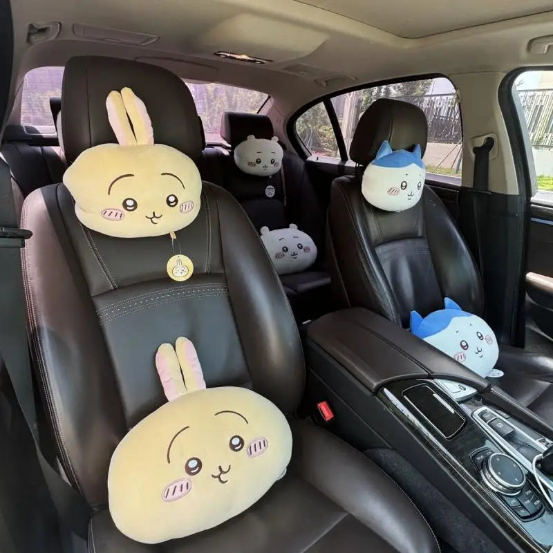 Chiikawa Car Seat Neck Pillow Waist Pillow Plush Cute Car Decoration Cartoon Cute Object Usagi Car Decoration Accessories Gift Chiikawa Car Seat Neck Pillow Waist Pillow Plush Cute Car Decoration Cartoon Cute Object Usagi Car Decoration Accessories Gift